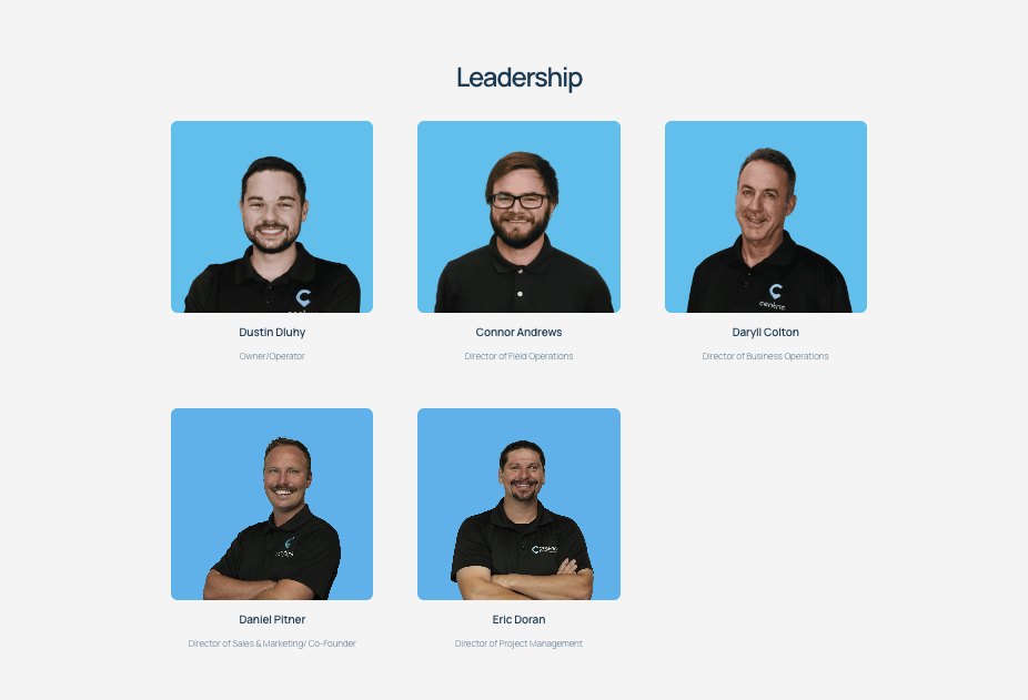 Centric Events Leadership team