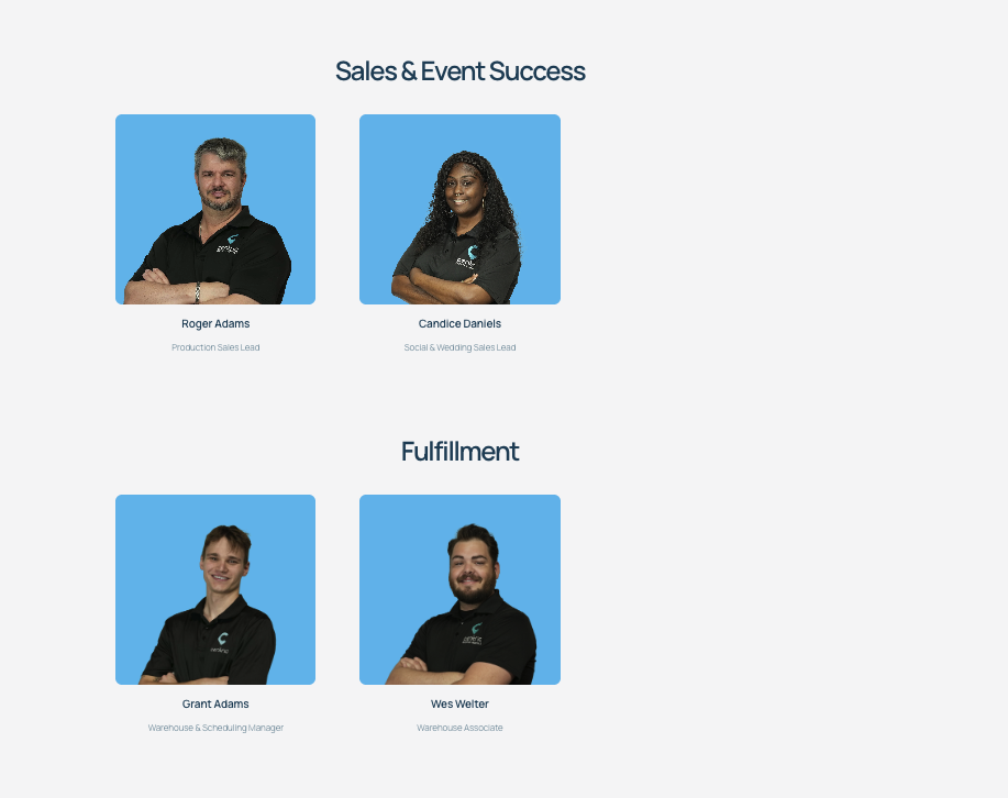 Centric Events Sales & Event Success team